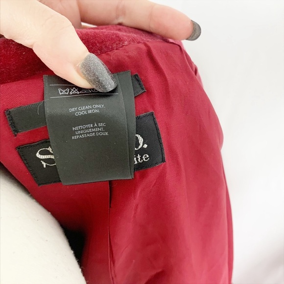 ❤️Style&Co Petite Red/Pink Stretch Velour Blazer Jacket Women’s 6P❤️ - Picture 4 of 8